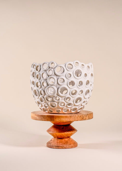 Piédestal Corzo base zigzag