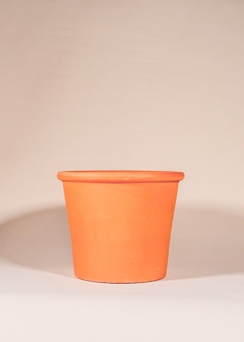 Pot terra cotta Cylinder avec bordure